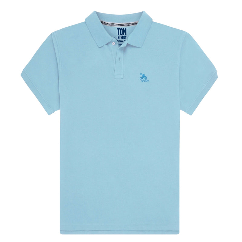 Men's Polo Shirt Sky Blue Tom Teddy1