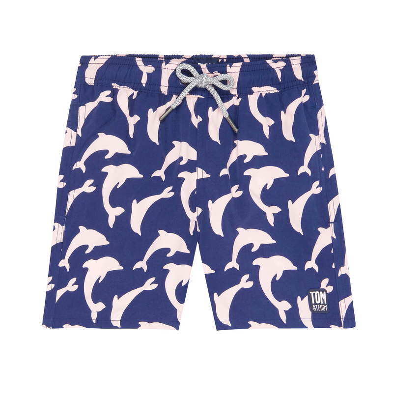 Pink dolphin 2025 swim trunks