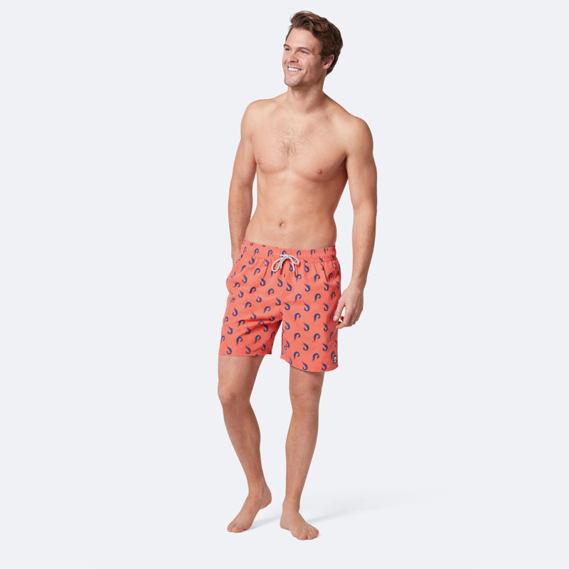 ST.BARTH Swimsuit - Coral Red – SEAME-SWIM