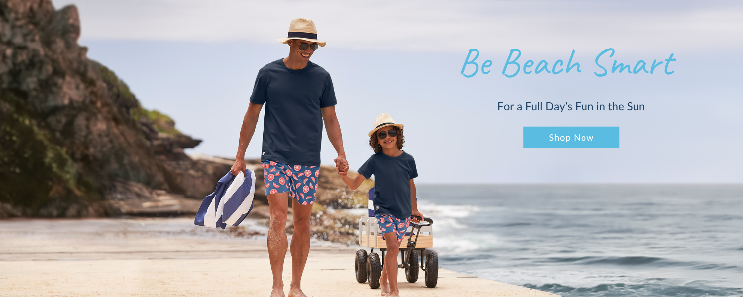 Australian Beachwear for Fathers & Sons