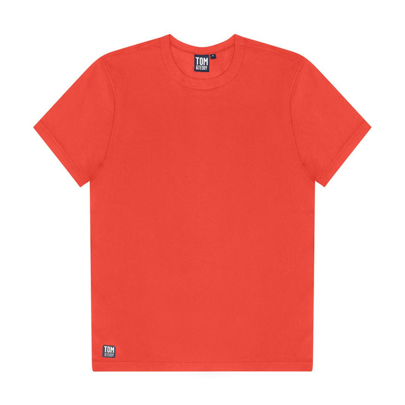Solid Red Short Sleeve