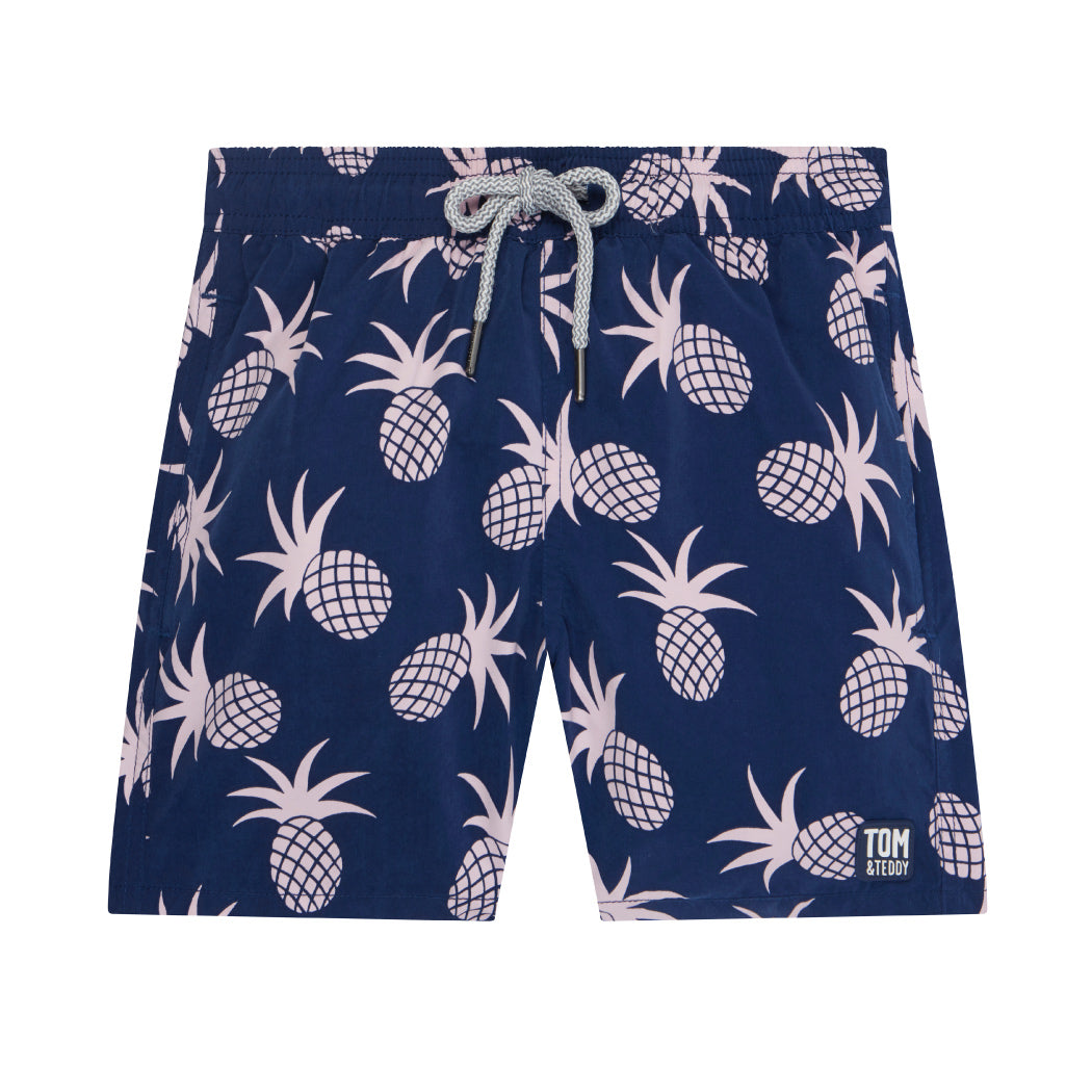 vælge Rykke få øje på Boy's Swim Trunks | Shell Pink Pineapple | Tom & Teddy