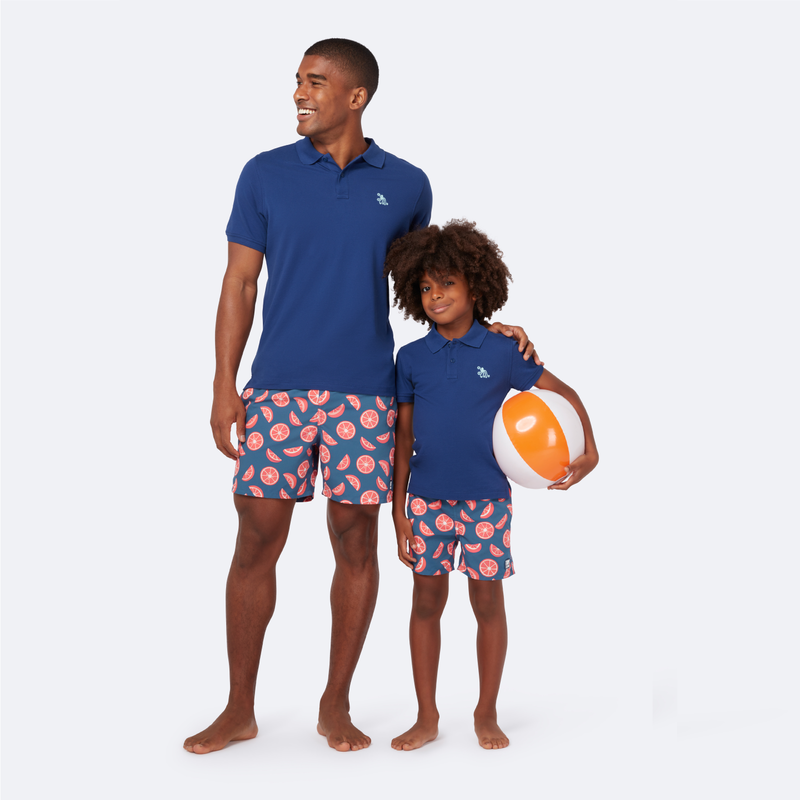 Matching swim shorts and 2025 shirt