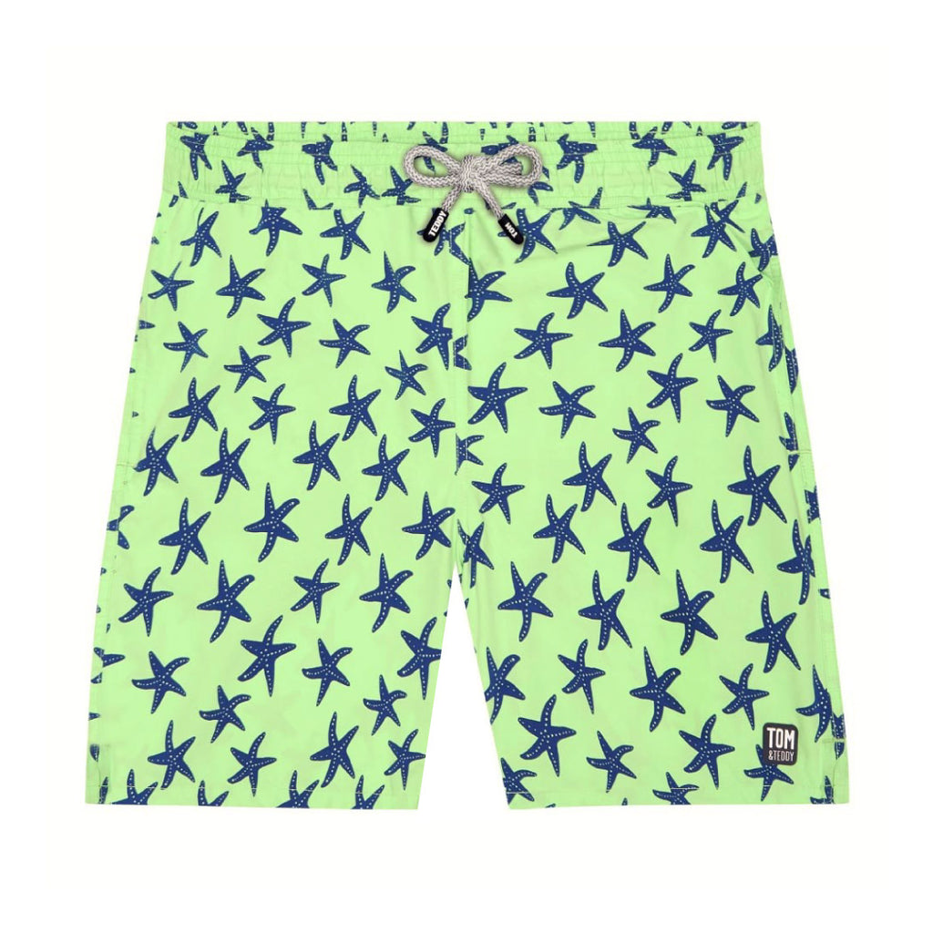 Tom & Teddy Men's Summer Green Swim Shorts