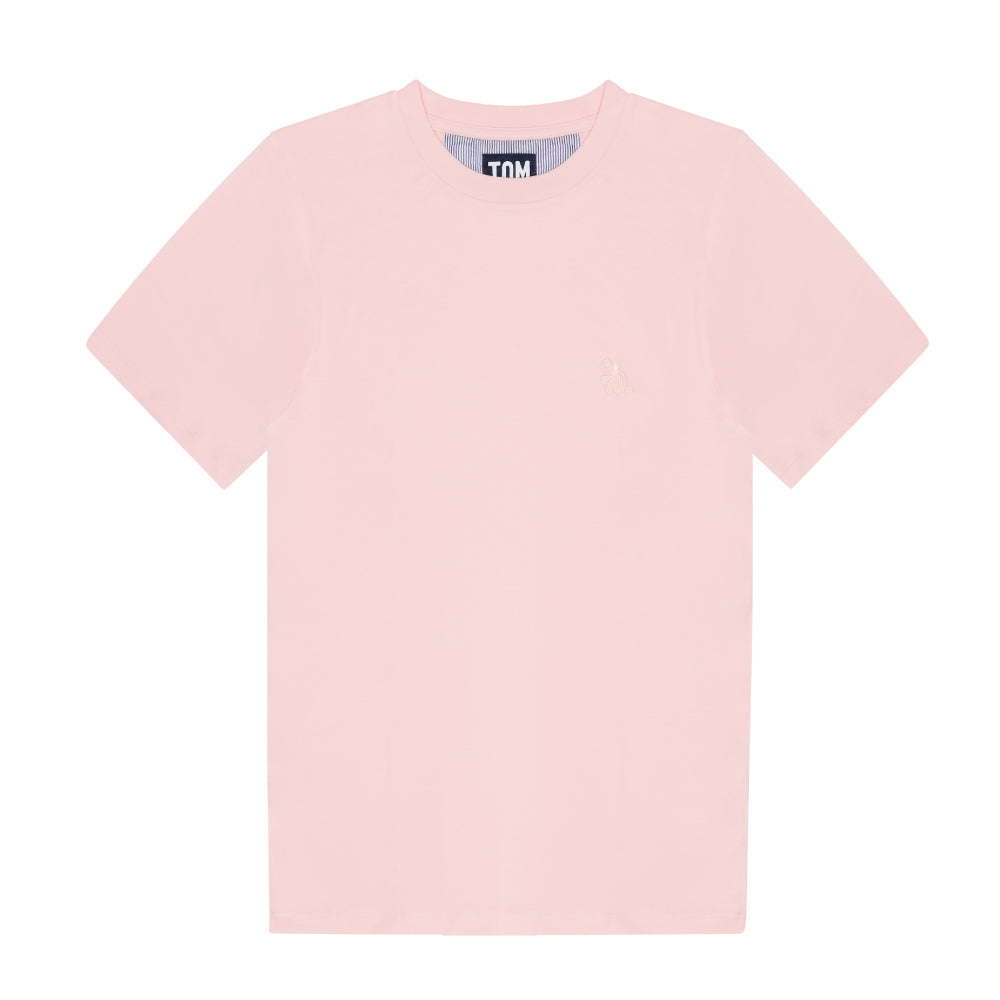Pastel Pink Blush Pink Shirts Men's Light Pink T-Shirt Soft Pima